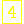 3$ \yellow \fbox{4}